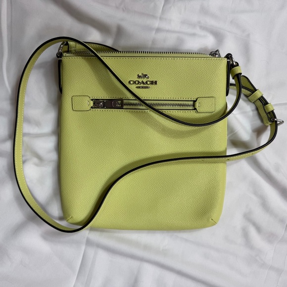 Coach Handbags - NWOT Coach Mini Rowan File Bag pale lime